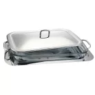 Berlinger Haus Tálaló Téglalap Fedővel 3 L BH-1386 Silver