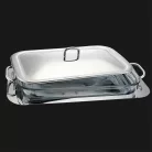 Berlinger Haus Tálaló Téglalap Fedővel 3 L BH-1386 Silver