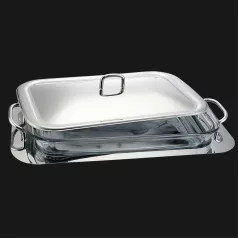  Berlinger Haus Tálaló Téglalap Fedővel 3 L BH-1386 Silver