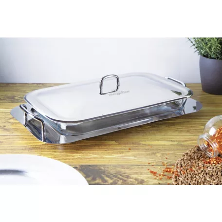 Berlinger Haus Tálaló Téglalap Fedővel 3 L BH-1386 Silver