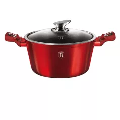 Berlinger Haus Lábas+Fedő 24 Cm BH-1257N Burgundy