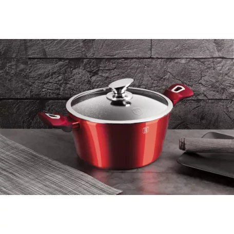 Berlinger Haus Lábas+Fedő 24 Cm BH-1257N Burgundy