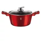 Berlinger Haus Fazék Fedővel 28 cm BH-1258N Burgundy 
