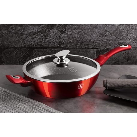 Berlinger Haus Mély Serpenyő+Fedő 32 cm BH-1261N Burgundy 