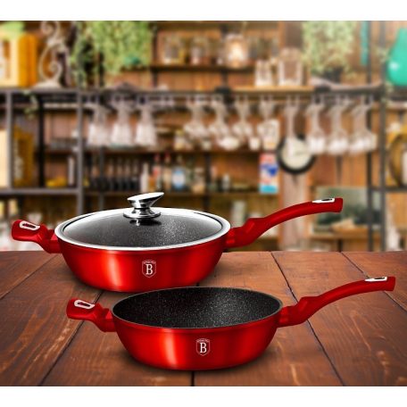 Berlinger Haus Mély Serpenyő+Fedő 32 cm BH-1261N Burgundy 