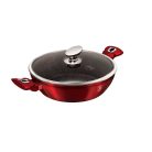 Berlinger Haus Alacsony Lábas Fedővel 24 Cm BH-1262N Burgundy