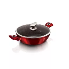   Berlinger Haus Alacsony Lábas+Fedő 28 cm BH-1263N Burgundy  