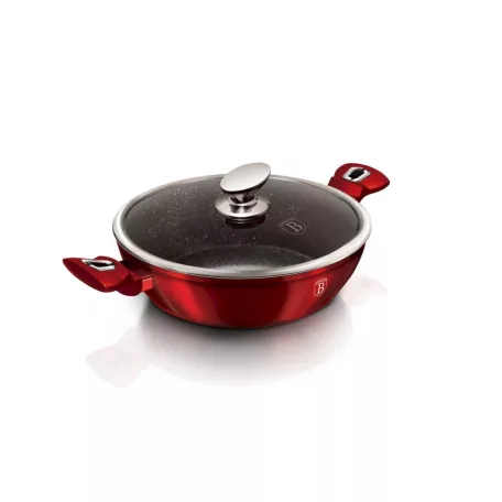 Berlinger Haus Alacsony Lábas+Fedő 28 cm BH-1263N Burgundy  