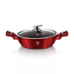   Berlinger Haus Alacsony Lábas+Fedő 32 cm BH-1264N Burgundy  