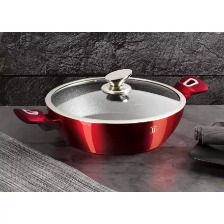 Berlinger Haus Alacsony Lábas+Fedő 32 cm BH-1264N Burgundy  