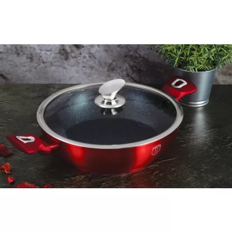 Berlinger Haus Alacsony Lábas+Fedő 32 cm BH-1264N Burgundy  