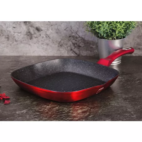 Berlinger Haus Grill Serpenyő 28 cm BH-1271N Burgundy