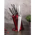 Berlinger Haus Késkészlet+Állvány 6 Részes BH-2273A Burgundy