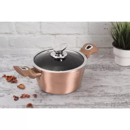 Berlinger Haus Lábas Fedővel 20 cm BH-1514N Rose Gold