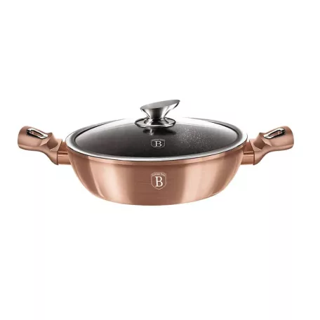 Berlinger Haus Alacsony Lábas+Fedő 28 cm BH-1519N Rose Gold