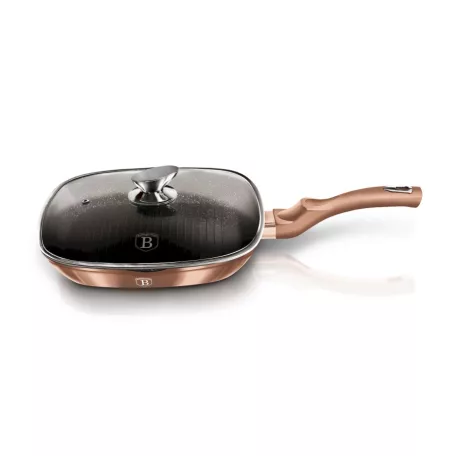 Berlinger Haus Grill Serpenyő Fedővel 28 cm BH-1610N Rose Gold
