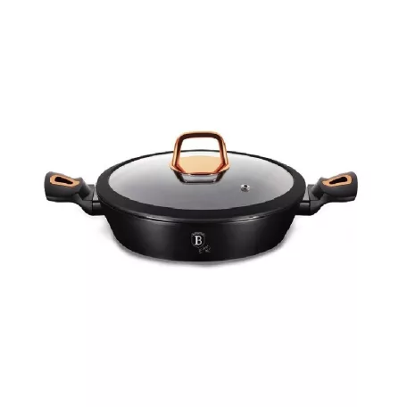 Berlinger Haus Alacsony Lábas Fedővel 28 cm BH-1640N Black Rose