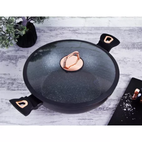 Berlinger Haus Alacsony Lábas Fedővel 28 cm BH-1640N Black Rose