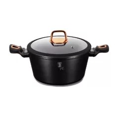   Berlinger Haus Lábas Fedővel 20 cm 2,5 l BH-1641N Black Rose