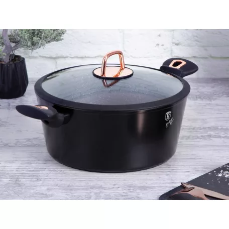 Berlinger Haus Lábas Fedővel 20 cm 2,5 l BH-1641N Black Rose