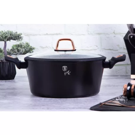 Berlinger Haus Lábas Fedővel 20 cm 2,5 l BH-1641N Black Rose