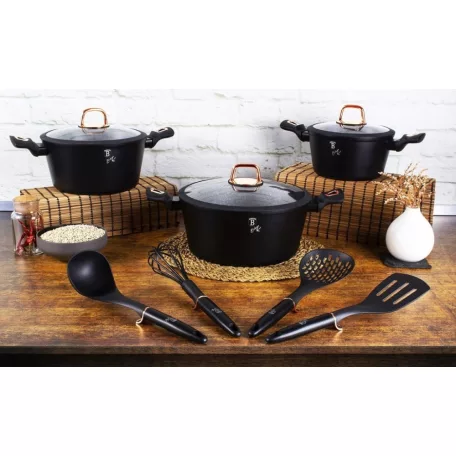 Berlinger Haus Lábas Fedővel 20 cm 2,5 l BH-1641N Black Rose