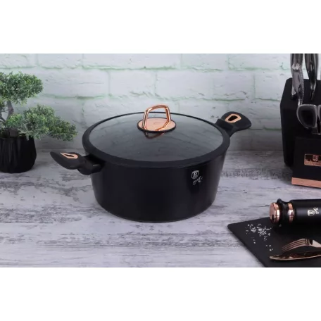 Berlinger Haus Lábas Fedővel 28 Cm BH-1931N Black Rose