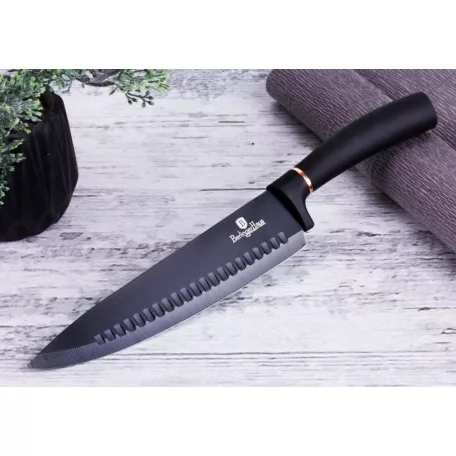 Berlinger Haus Késkészlet+Állvány 6 Részes BH-2407N Black Rose