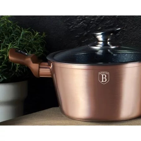 Berlinger Haus Lábas Fedővel 24 cm BH-1515N Rose Gold
