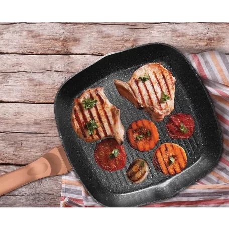 Berlinger Haus Grill Serpenyő 28 cm BH-1521N Rose Gold