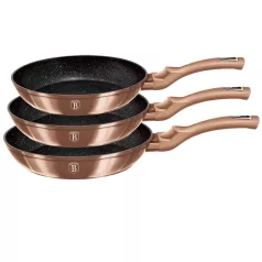   Berlinger Haus Serpenyő Szett 3 részes BH-1278NF Rose Gold 