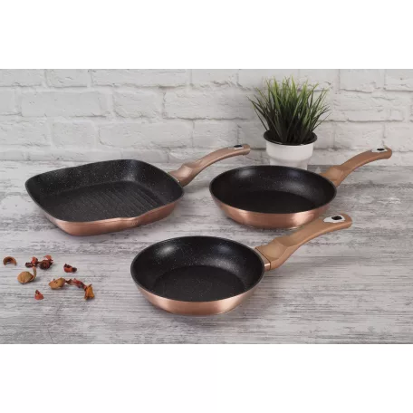 Berlinger Haus Serpenyő Szett 3 Részes BH-1279NF Rose Gold 