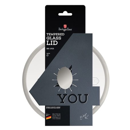 Berlinger Haus Üveg Fedő 20 Cm BH-1925 Burgundy