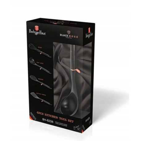 Berlinger Haus Konyhai Eszközkészlet 4 Részes BH-6208-10 Black Rose 