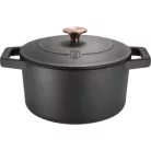 Berlinger Haus Öntöttvas Lábas Fedővel 24 Cm BH-6492 Black Rose