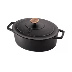   Berlinger Haus Öntöttvas Pecsenyesütő Lábas 30 cm BH-6494 Black Rose 