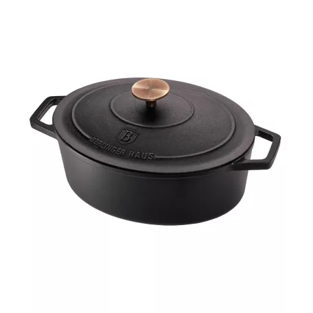 Berlinger Haus Öntöttvas Pecsenyesütő Lábas 30 cm BH-6494 Black Rose 