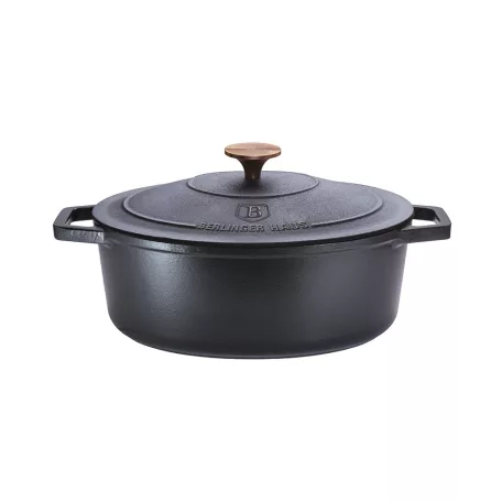 Berlinger Haus Öntöttvas Pecsenyesütő Lábas 30 cm BH-6494 Black Rose 