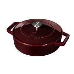   Berlinger Haus Öntöttvas Lábas Fedővel 26 Cm BH-6498 Burgundy