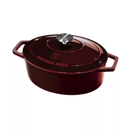 Berlinger Haus Öntöttvas Pecsenyesütő Lábas 30 cm   BH-6499 Burgundy 