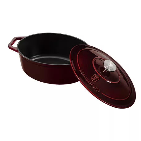 Berlinger Haus Öntöttvas Pecsenyesütő Lábas 30 cm   BH-6499 Burgundy 