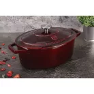 Berlinger Haus Öntöttvas Pecsenyesütő Lábas 30 cm   BH-6499 Burgundy 