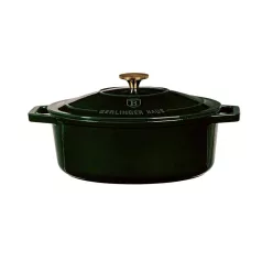   Berlinger Haus Öntöttvas Pecsenyesütő Lábas 30 Cm BH-6505 Emerald  