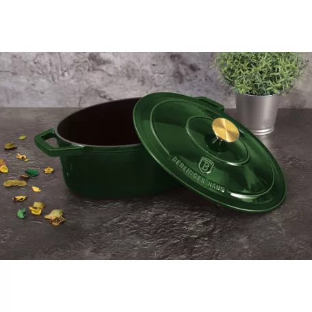 Berlinger Haus Öntöttvas Pecsenyesütő Lábas 30 Cm BH-6505 Emerald  