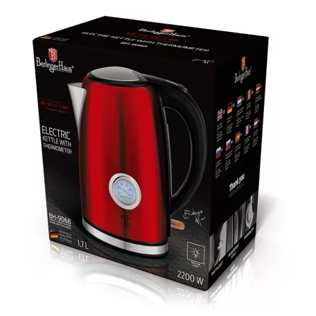 Berlinger Haus Elektromos Vízforraló 1,7 L BH-9068 Burgundy