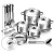 Blaumann Gourmet Line Edénykészlet 17 részes Jumbo  BL-3133