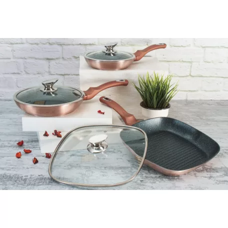 Berlinger Haus Serpenyő Szett 6 Részes BH-6195 Rose Gold