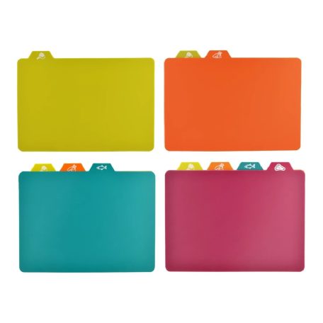 Színes Vágódeszka 4 db-os 22 x 28 cm
