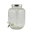 Italadagoló üveg csappal 4 l