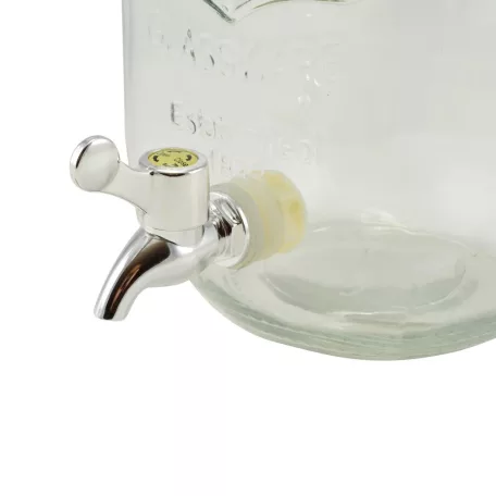 Italadagoló üveg csappal 4 l